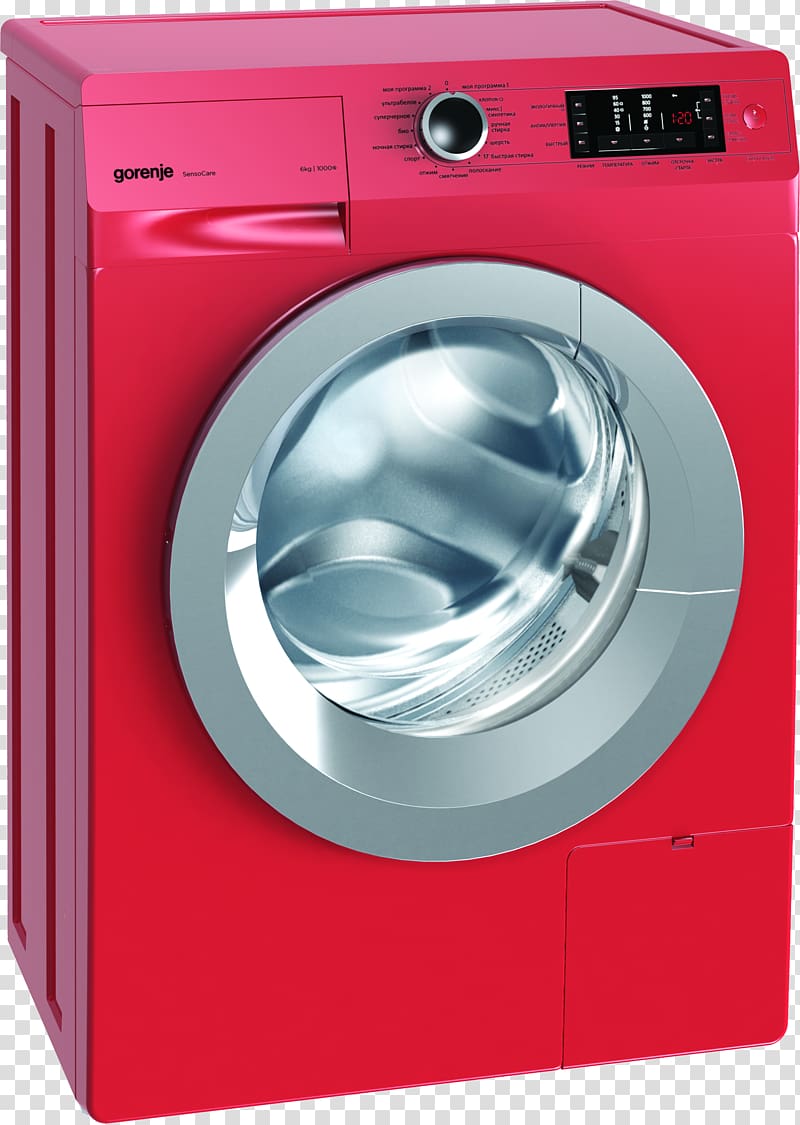 Washing machine Gorenje Kitchen Bathroom, Washing machine transparent background PNG clipart