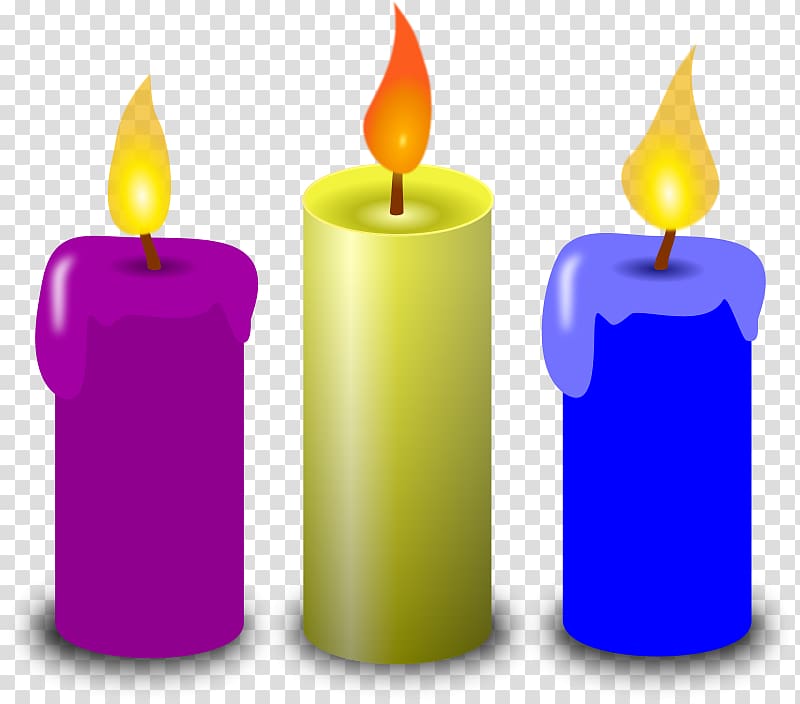 Birthday cake Candle , Church Candles transparent background PNG clipart