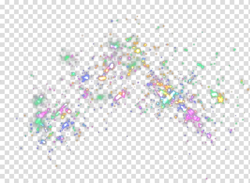 colorful particles explosion dynamic light effect transparent background PNG clipart