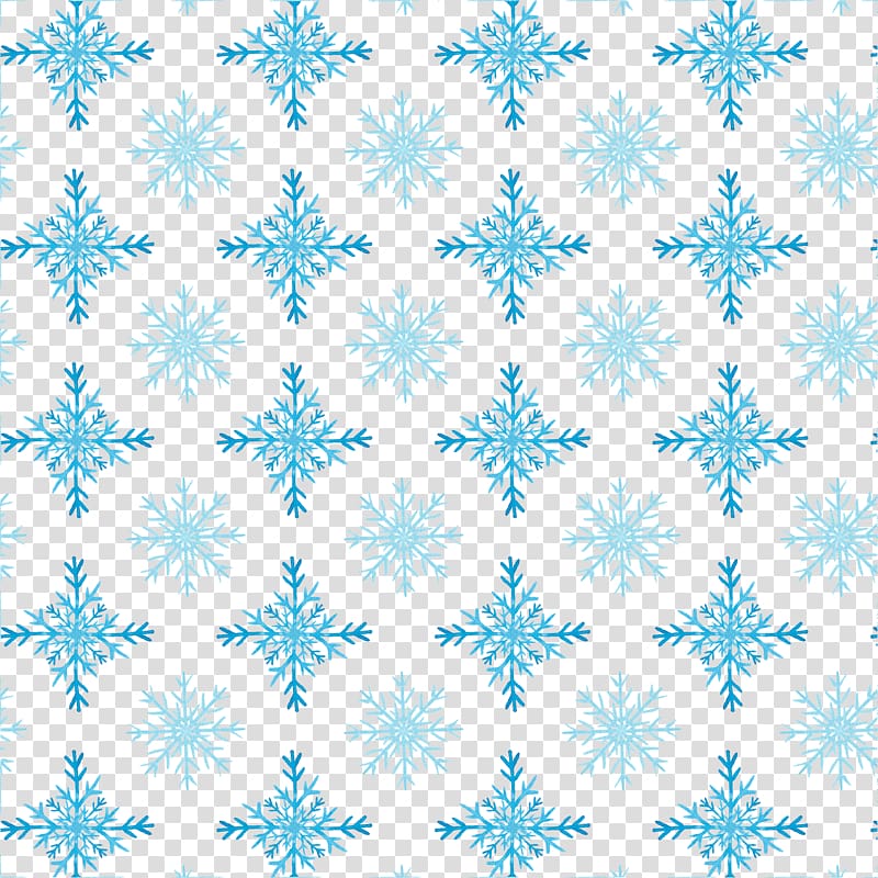 Illustration, Blue snowflake background transparent background PNG clipart