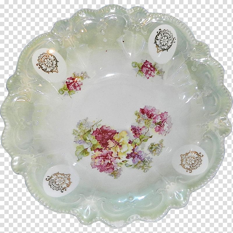Tableware Platter Plate Porcelain, retro hand painted transparent background PNG clipart