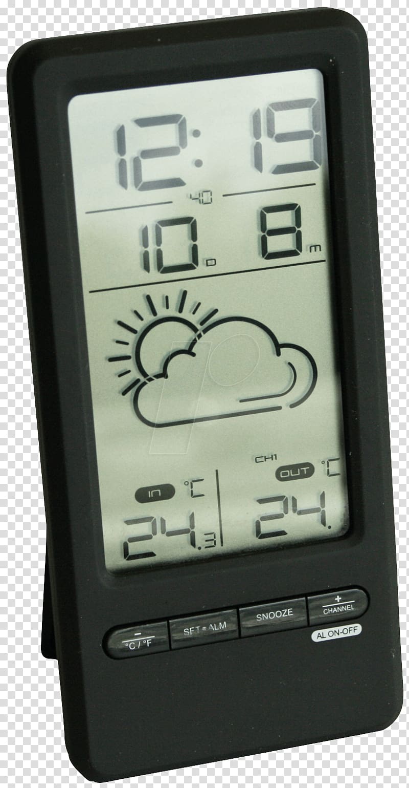 Weather station Thermometer Rain Gauges Termómetro digital Wind, Weather Station transparent background PNG clipart