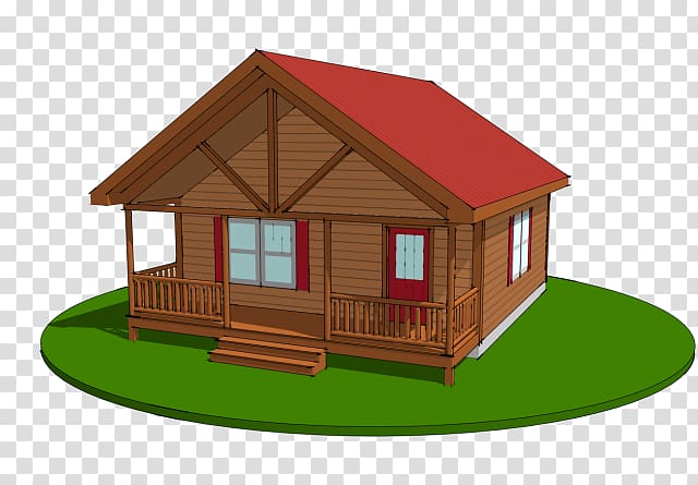 Log cabin House plan Cottage Chalet, prefab cabins transparent background PNG clipart