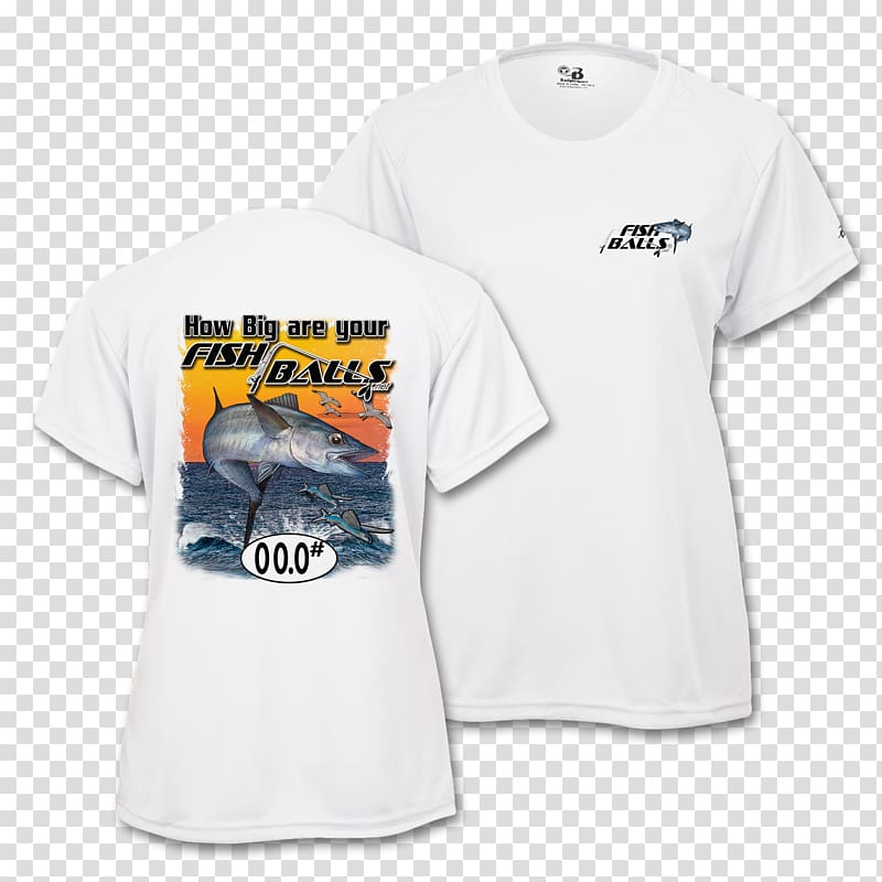 T-shirt Sleeve Sports Fan Jersey Fish, T-shirt transparent background PNG clipart