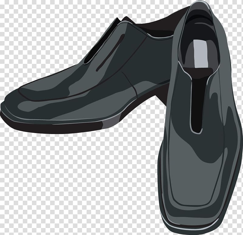 Dress shoe Leather, Black shoes transparent background PNG clipart