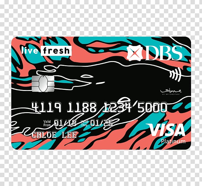 DBS Bank Credit card Cashback reward program Credit limit Interest, fresh card transparent background PNG clipart