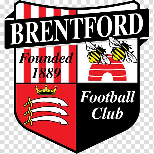 Brentford F.C. Logo Emblem Scalable Graphics, England logo transparent background PNG clipart