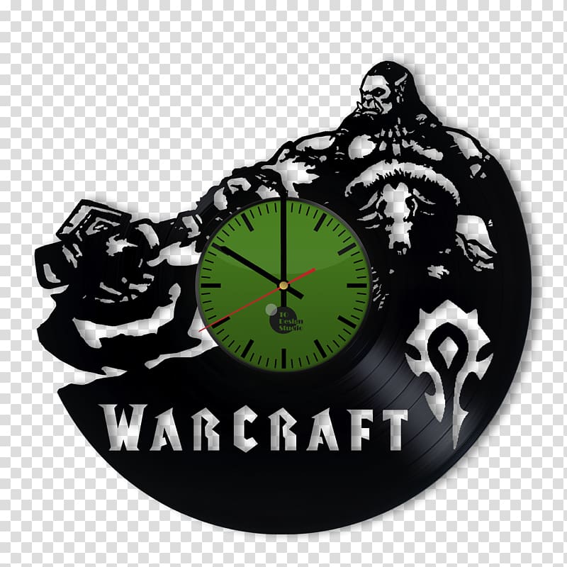 Durotan World of Warcraft T-shirt Sticker Clock, large vintage wall clock transparent background PNG clipart