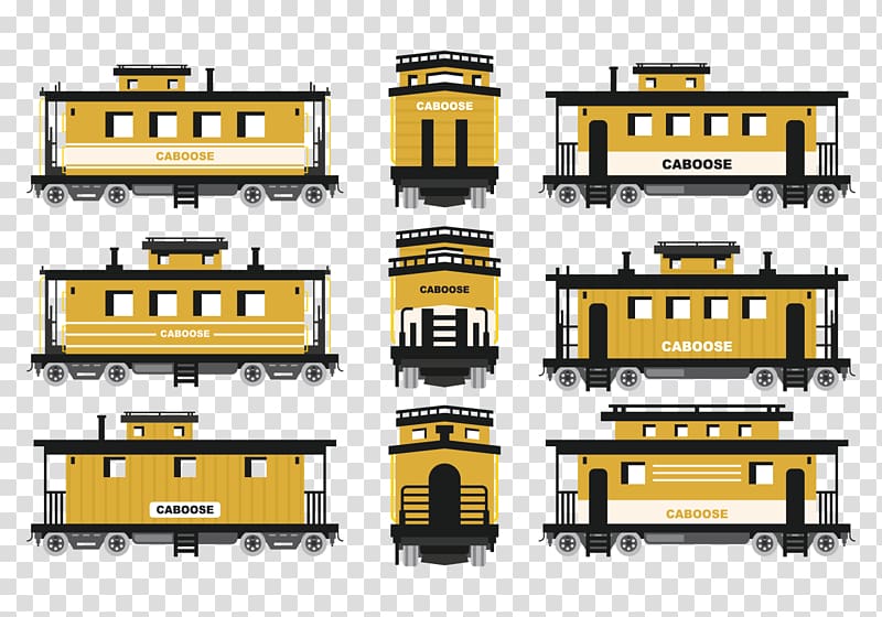 Train Rail transport Railroad car Building, railway transparent background PNG clipart