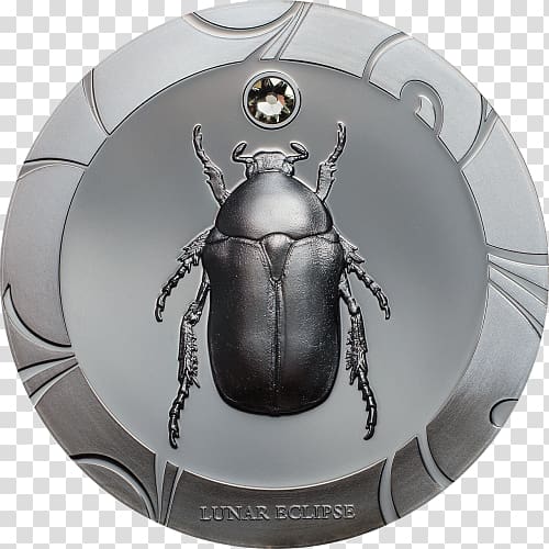 Silver coin Scarab American Silver Eagle, silver transparent background PNG clipart