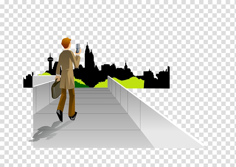 , Commute man transparent background PNG clipart