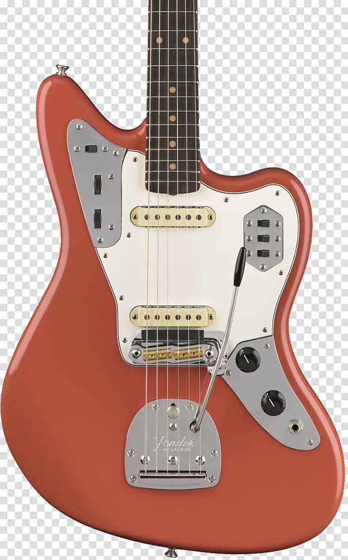 Electric guitar Fender Musical Instruments Corporation Fender Jaguar Fender Stratocaster, electric guitar transparent background PNG clipart