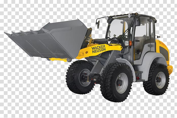 Tire Skid-steer loader Wacker Neuson Heavy Machinery, WHEEL LOADER transparent background PNG clipart