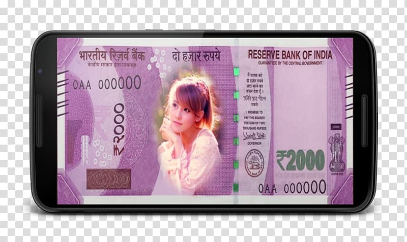 modi ki note 2016 Indian banknote demonetisation Indian rupee, India transparent background PNG clipart