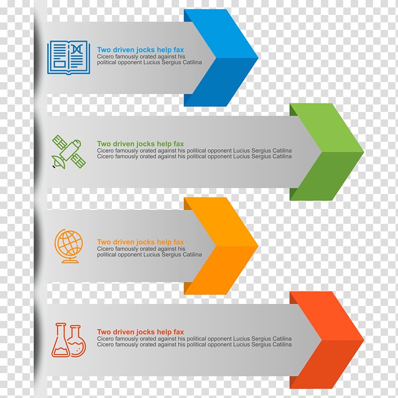 Infographic Graphic design Management, Color arrow graphic transparent background PNG clipart