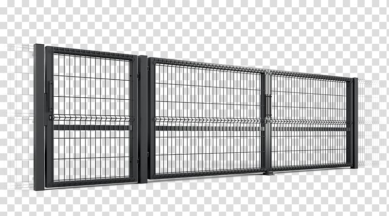 Wicket gate Fence Guard rail Einfriedung, 3d panels affixed transparent background PNG clipart