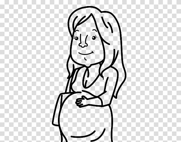 Coloring book Pregnancy Woman Mother Child, pregnancy transparent background PNG clipart