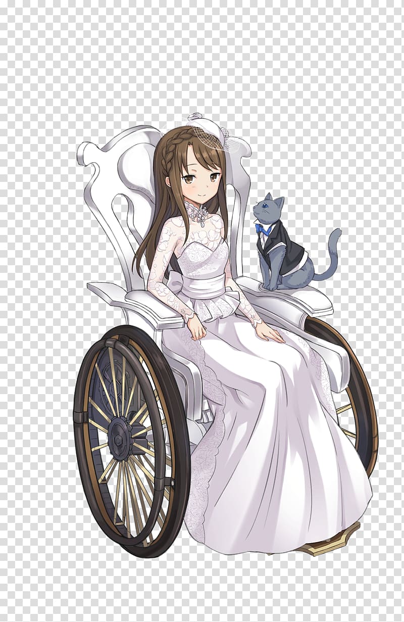 Anime Mobile game Wedding dress, Anime transparent background PNG clipart