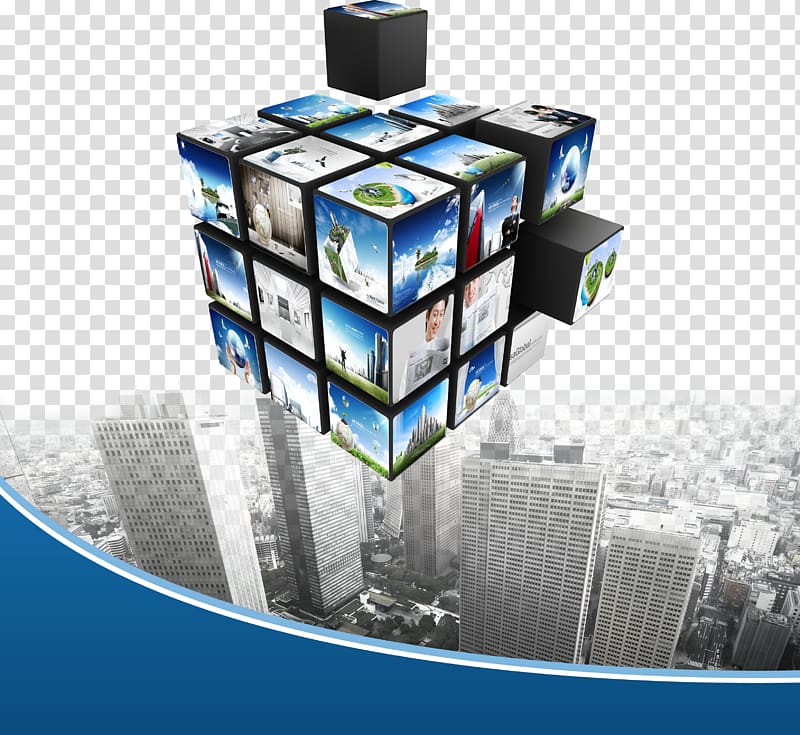 Rubiks Cube Three-dimensional space, Rubik\'s Cube transparent background PNG clipart