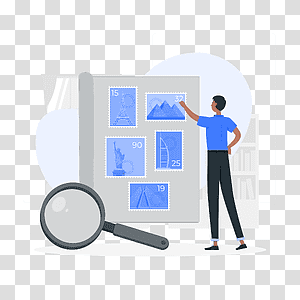 illustration, Stamp collecting, postal, entertainment, hobby, history, culture transparent background PNG clipart thumbnail