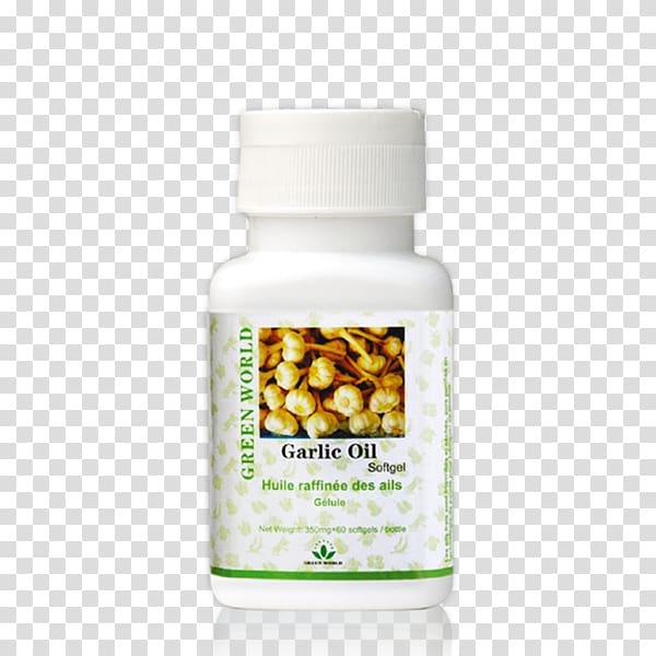 Softgel Health Fish oil Garlic oil, Green Garlic transparent background PNG clipart