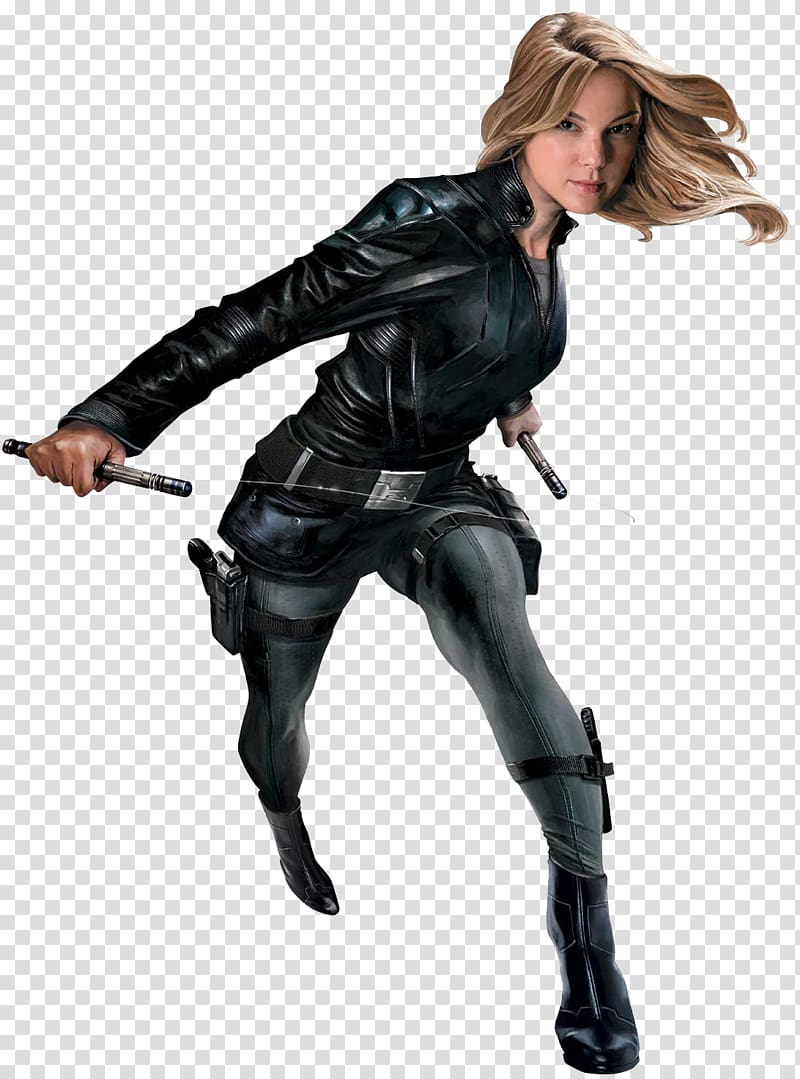 Emily VanCamp Captain America: Civil War Black Widow Sharon Carter, Black Widow transparent background PNG clipart