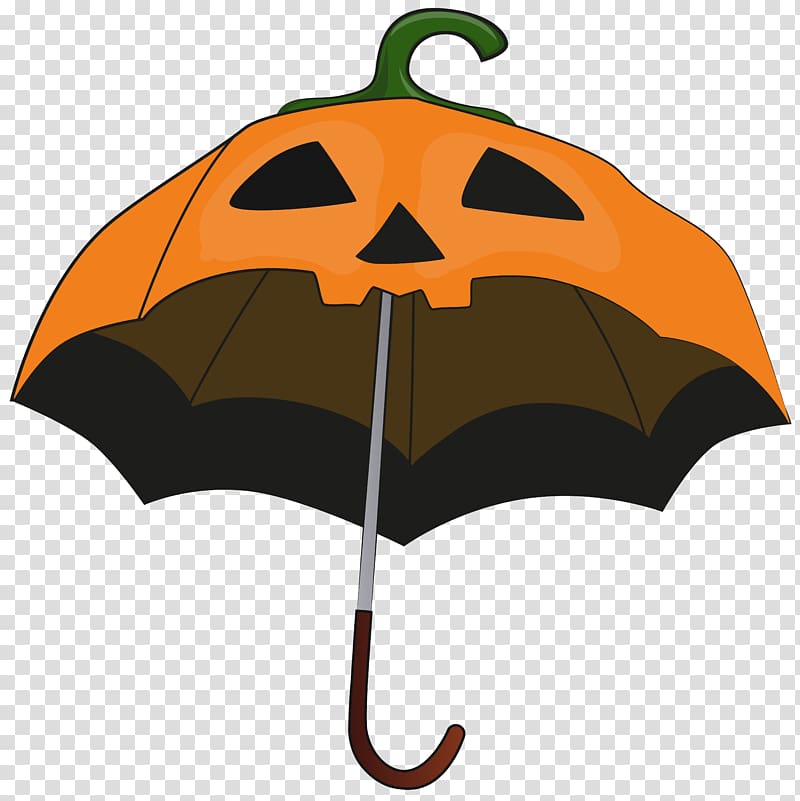 Jack-O-Lantern umbrella art, Halloween Pumpkin Umbrella Candy corn , Halloween Pumpkin Umbrella transparent background PNG clipart