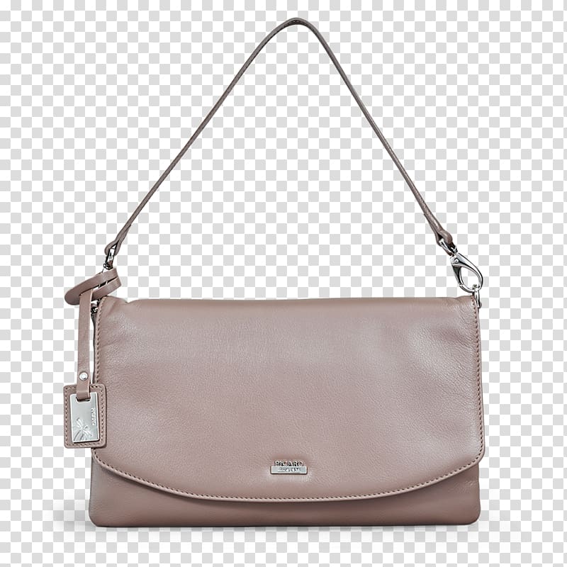 Handbag Leather Shoulder bag M Strap Taupe, transparent background PNG clipart