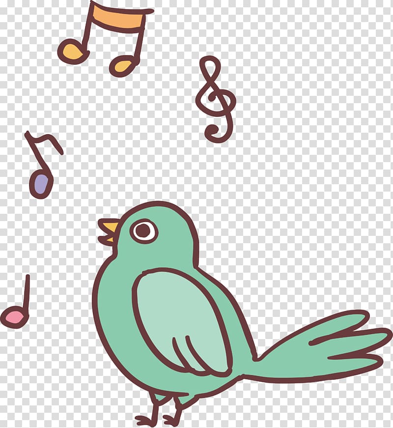 Bird Singing Music, Singing the birds transparent background PNG clipart