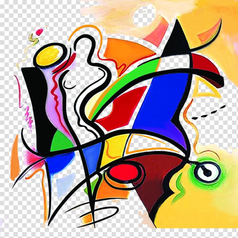 Abstract art Oil painting Drawing, Abstract color transparent background PNG clipart
