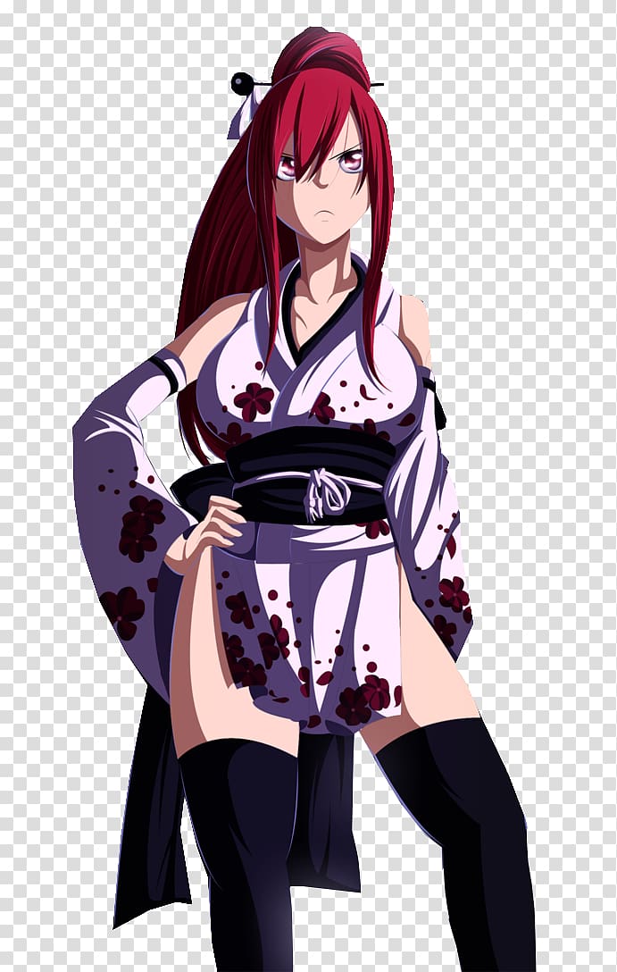 Erza Scarlet Natsu Dragneel Juvia Lockser Gray Fullbuster Fairy Tail, fairy tail transparent background PNG clipart