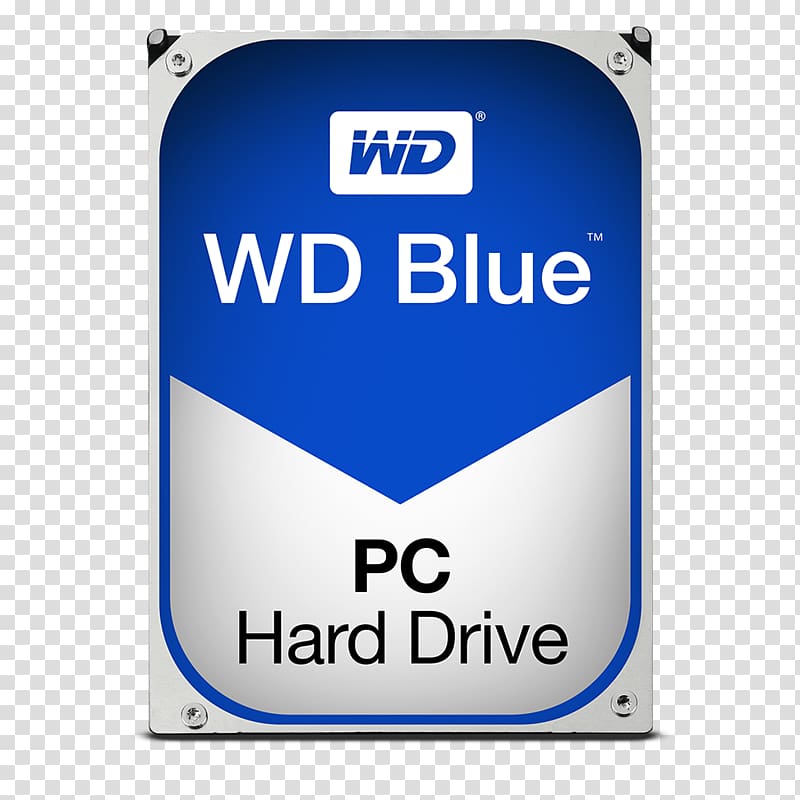 WD Blue Desktop HDD Hard Drives Western Digital Serial ATA Solid-state drive, hard drive transparent background PNG clipart