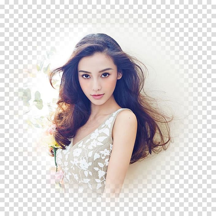 Angelababy Model Keep Running Fashion Female, model transparent background PNG clipart