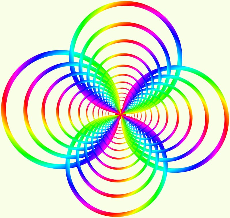 Circle Fractal Geometry Mathematics , Circles transparent background PNG clipart