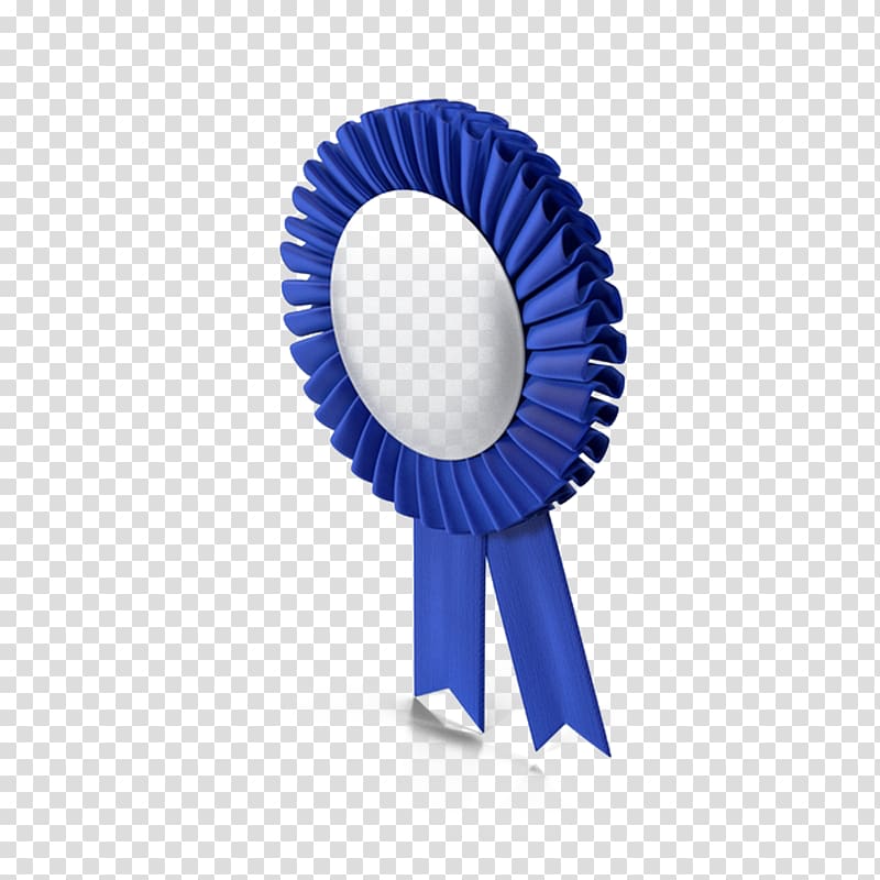 Blue Medal Icon, Blue Ribbon Award transparent background PNG clipart