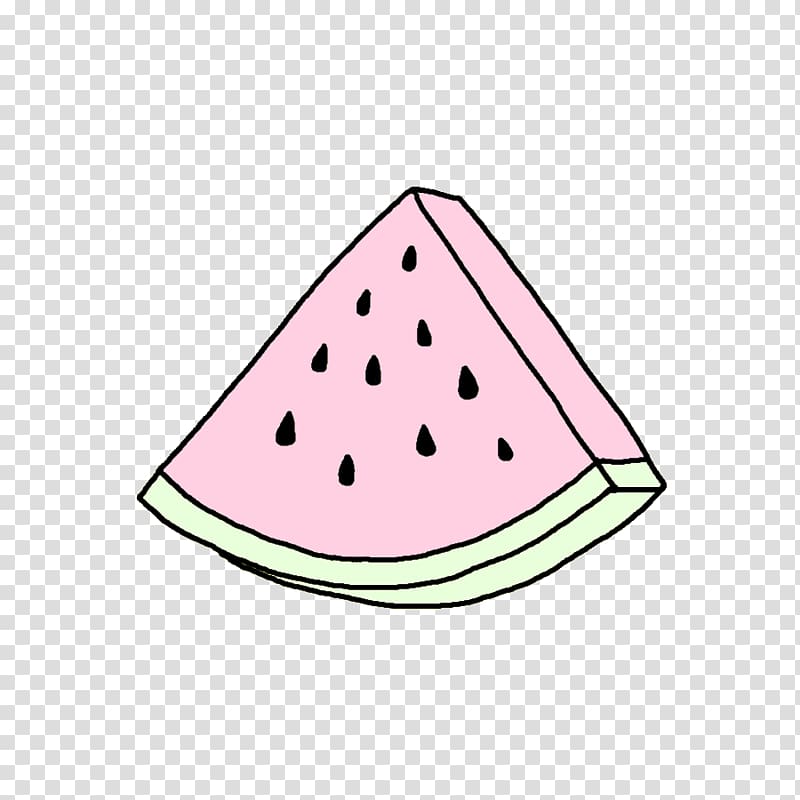 pink and white sliced watermelon fruit illustration, Watermelon Drawing Sticker Doodle , pastel transparent background PNG clipart