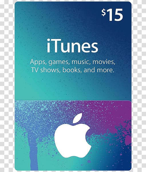 Gift card iTunes Apple Credit card, apple transparent background PNG clipart