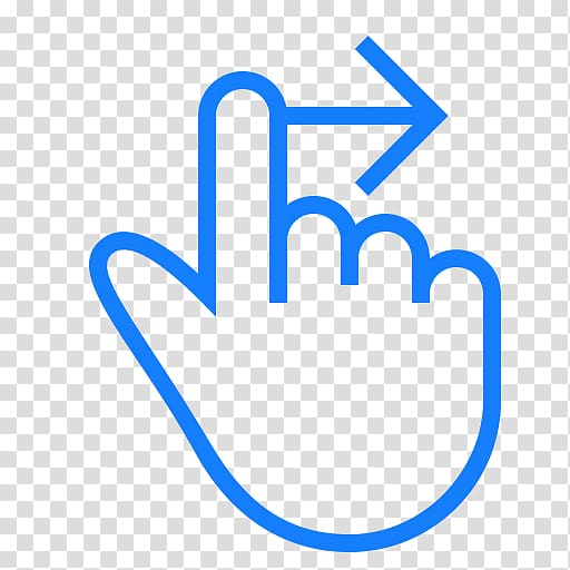 Finger Computer Icons Symbol Gesture, swipe transparent background PNG clipart