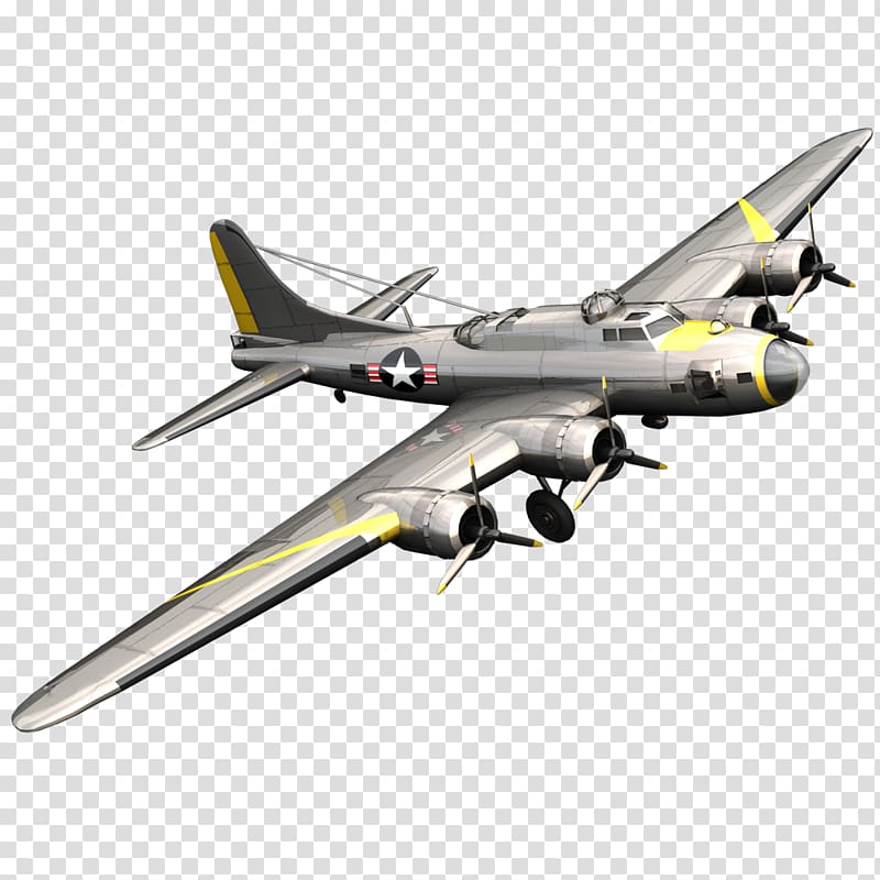 Boeing B-17 Flying Fortress Airplane Aircraft Aviation Bomber, airplane transparent background PNG clipart