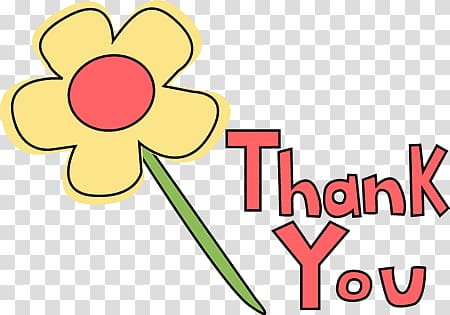 yellow flower Thank You , Thank You Kid Flower transparent background PNG clipart