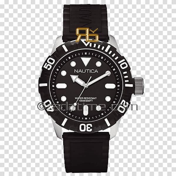 Watch strap Nautica Chronograph Diving watch, watch transparent background PNG clipart