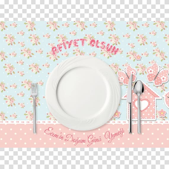 Place Mats Birthday Plate Porcelain Tableware, Birthday transparent background PNG clipart