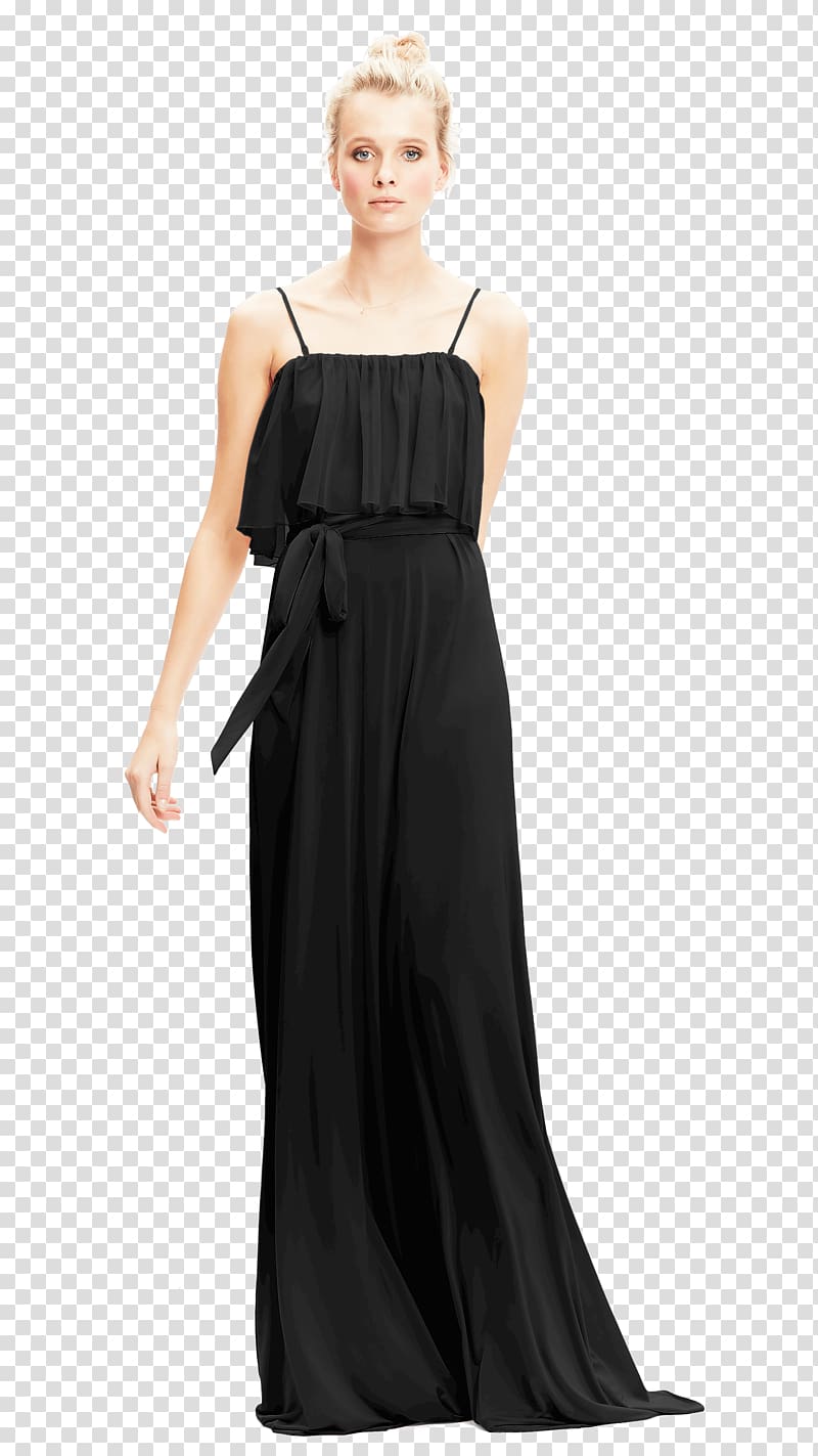 Little black dress Navy blue Bridesmaid, dress transparent background PNG clipart