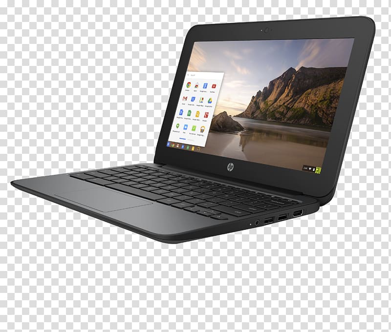 Laptop Hewlett-Packard HP Chromebook 11 G4 Intel, Laptop transparent background PNG clipart