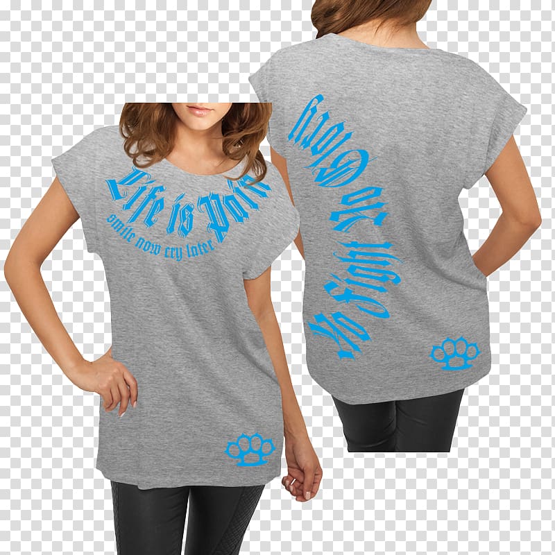 T-shirt Clothing Sleeve Woman, Laugh Now Cry Later transparent background PNG clipart