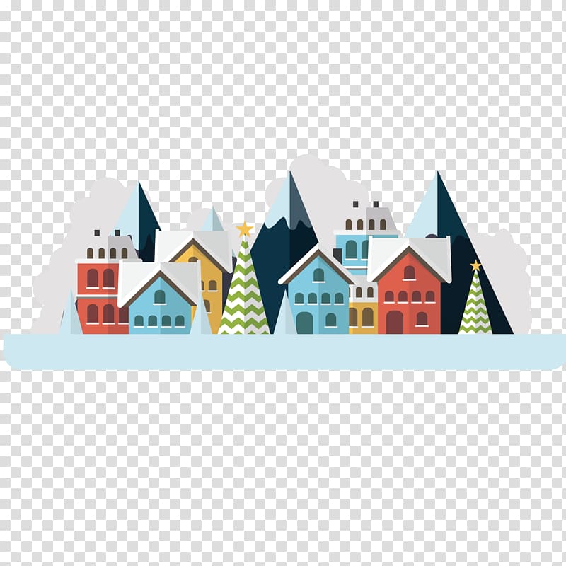 Scalable Graphics , Winter town transparent background PNG clipart