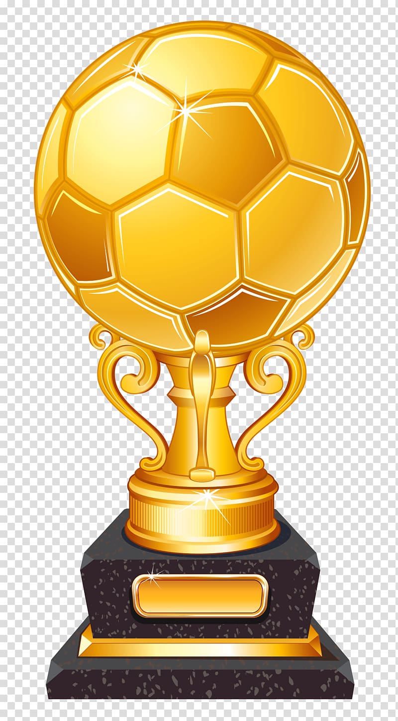 Trophy Football , Gold Football Award Trophy , gold soccer trophy transparent background PNG clipart