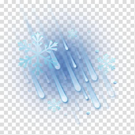 blue snow flakes , blue, Snow transparent background PNG clipart