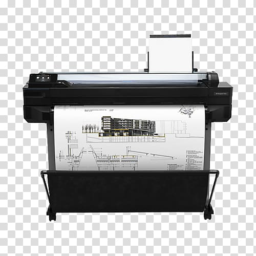 Hewlett-Packard Plotter Printer HP DesignJet T520 Inkjet printing, hewlett-packard transparent background PNG clipart