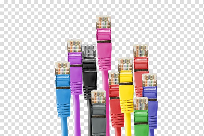 Ethernet Network Cables Patch cable Twisted pair Category 5 cable, network cable transparent background PNG clipart